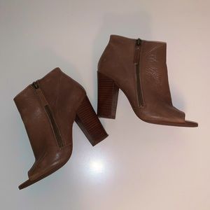 Leather Heeled Booties